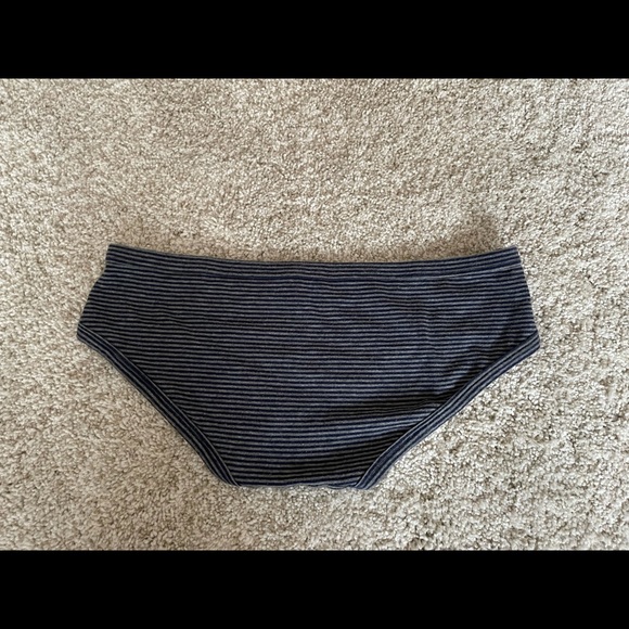 Aerie Blue & Gray Stripped Boybrief Panties Size M - Picture 3 of 7